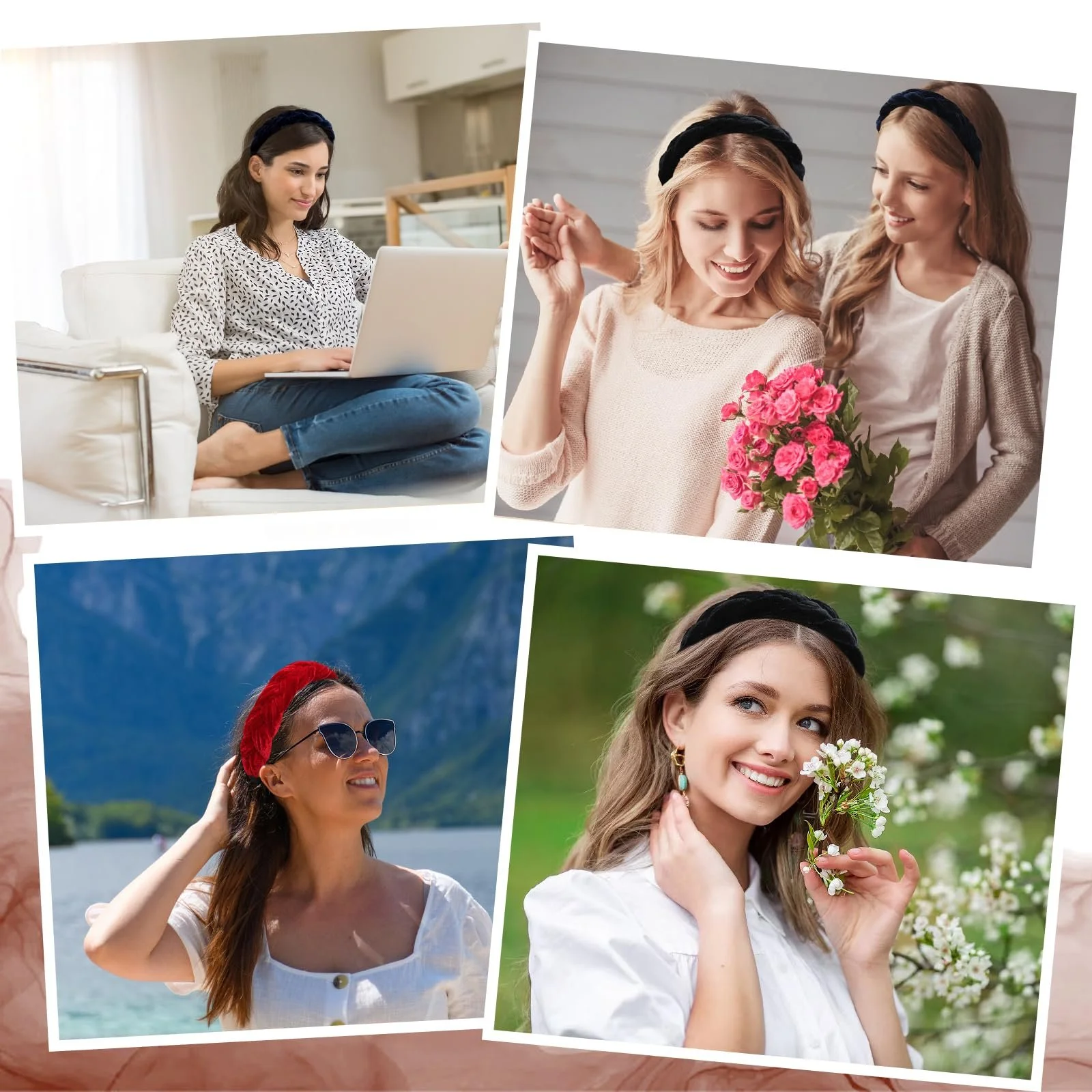 Обруч Оксамитовий Плетений, фото №6