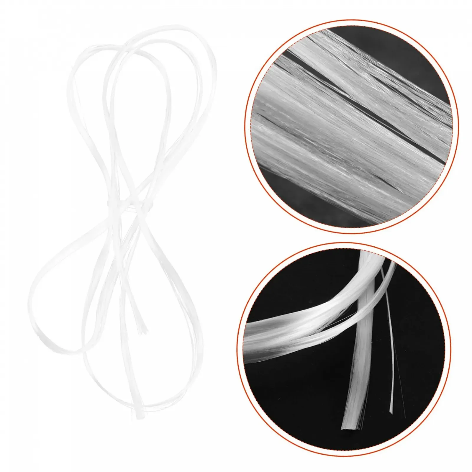 3 рулона волокна для наращивания PACKOVE, белая нить, фото №9 3 рулона волокна для наращивания PACKOVE, белая нить, фото №9