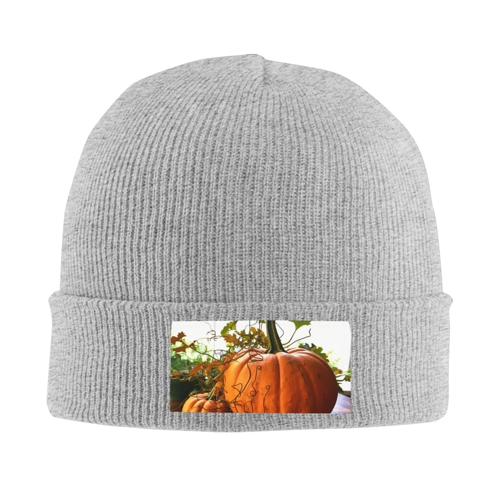Шапка Тыква на День Благодарения для женщин, зимняя теплая вязаная, фото №4
