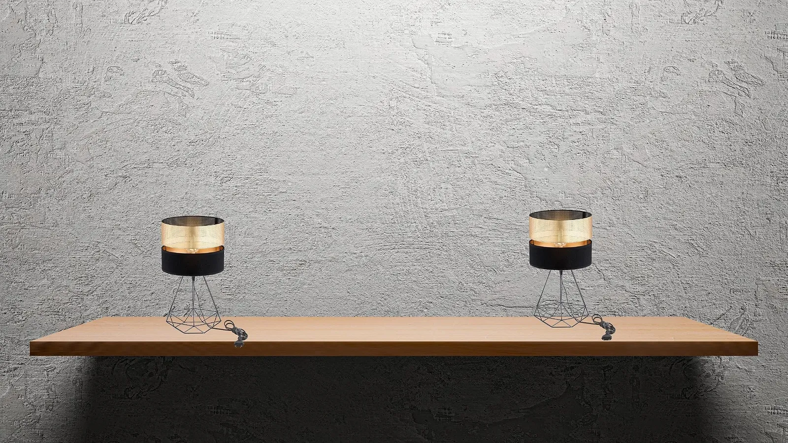 Настільна лампа E27 LED 1-Bulb Чорно-золота, фото №3