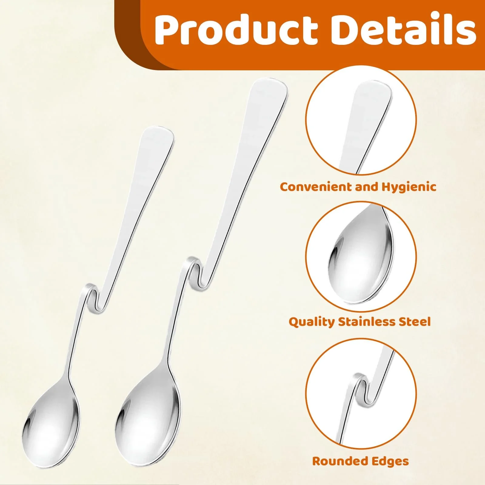 Ложка чайна Jam Нержавіюча сталь з крученим дизайном, фото №3