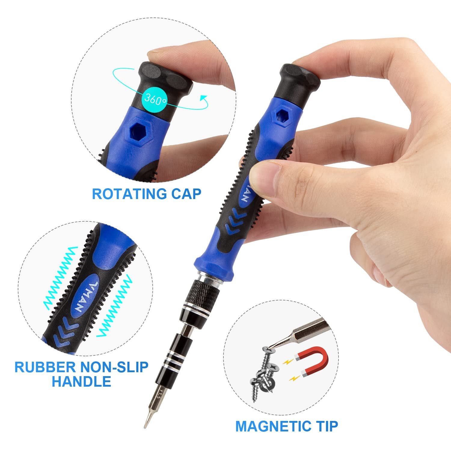 Набір викруток VMAN 145 в 1 Precision Mechanic, фото №4