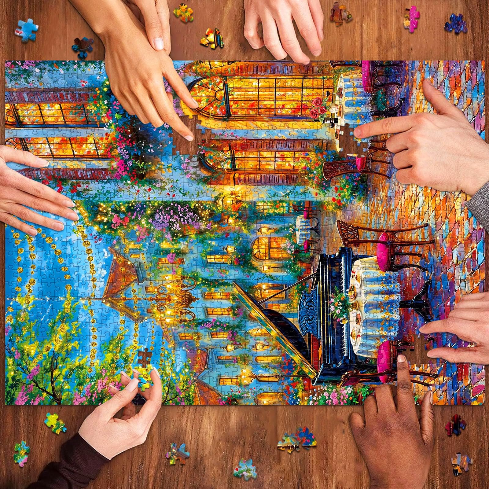 Пазл HUADADA Colourful Butterfly 1000 елементів 70 x 50 см, фото №4