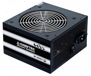 Chieftec Блок живлення Smart 500W 85 120мм 1xMB 24pin(20+4), 1xCPU 8pin(4+4), 2xMolex 3xSATA 1xPCIe 8pin(6+2) - Фото 1