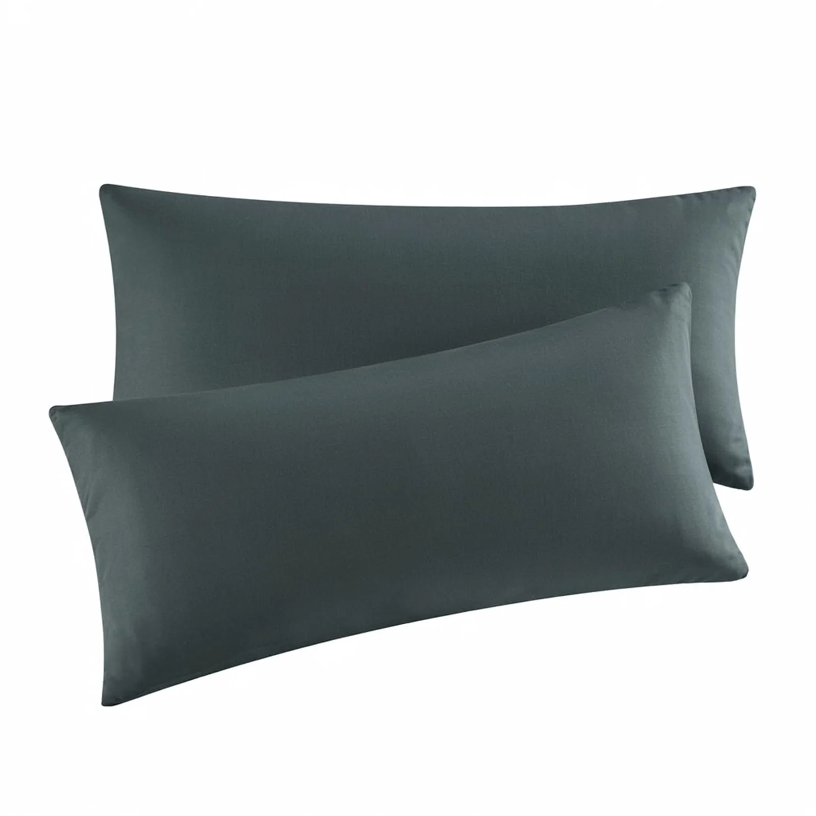 Наволочка Aisbo 40 x 80 см, Набір з 2 штук, Антрацит, з м'якою мікрофібровою застібкою-блискавкою, фото №1 Наволочка Aisbo 40 x 80 см, Набір з 2 штук, Антрацит, з м'якою мікрофібровою застібкою-блискавкою, фото №1