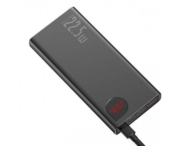 Зовнішній акумулятор павербанк Baseus Adaman Metal Digital 20000mAh 22.5W 2021 Editon Black PPAD000101 PPADM20S, фото №5 Зовнішній акумулятор павербанк Baseus Adaman Metal Digital 20000mAh 22.5W 2021 Editon Black PPAD000101 PPADM20S, фото №5