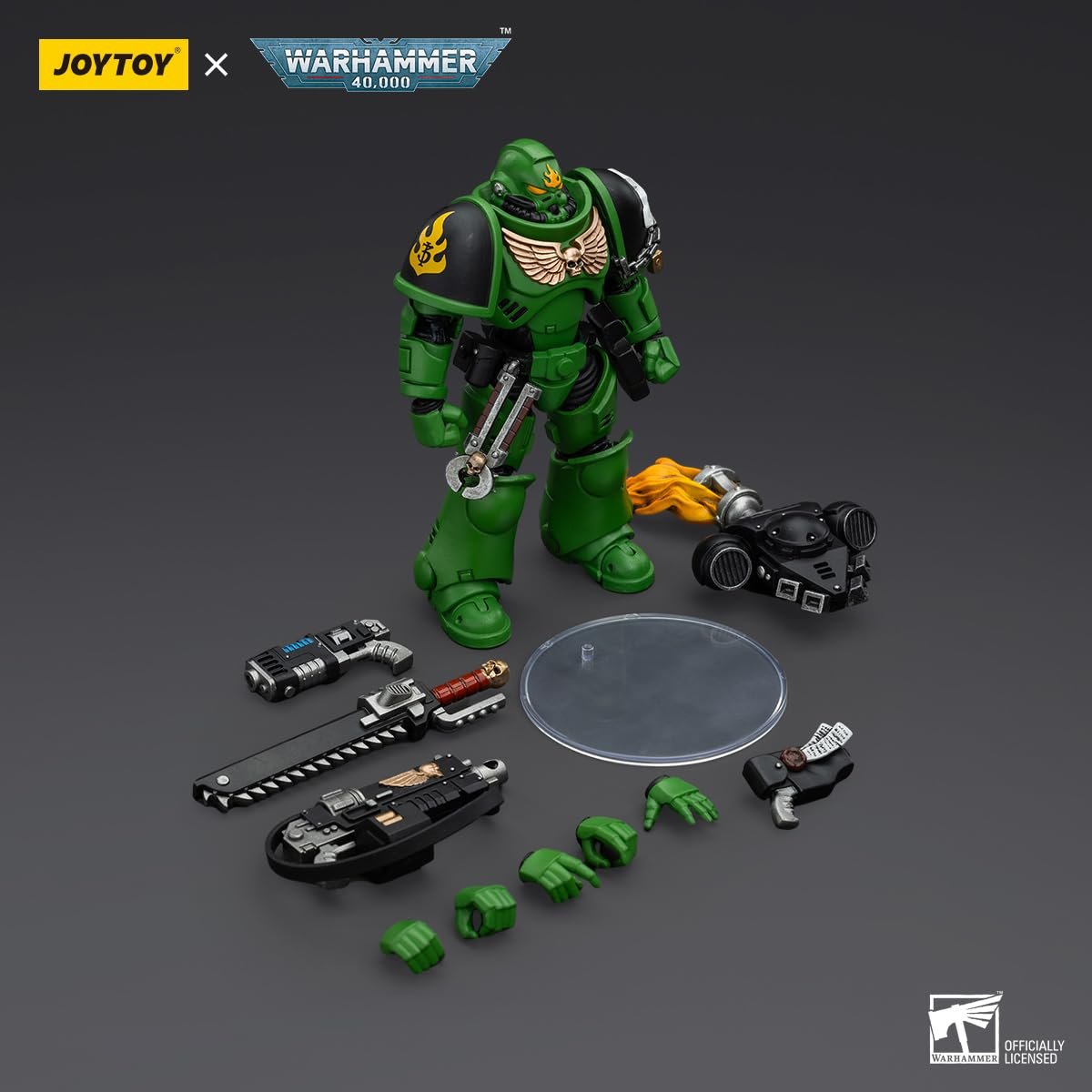 Фігурка JoyToy Warhammer 40,000 1/18 Salamanders Intercessors Sergeant Tsek'gan JT5239, фото №7