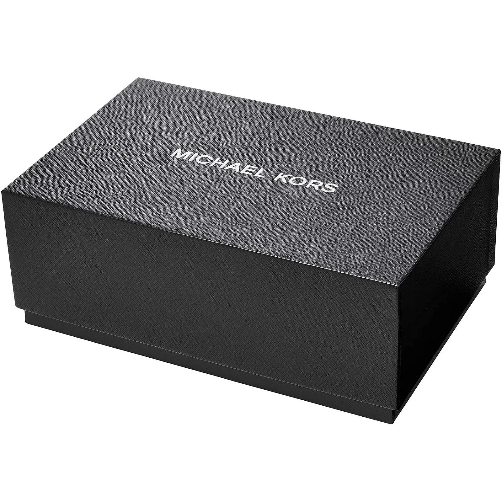 Мужские часы Quartz Michael Kors MK1044, размер корпуса 44.00 мм, с черным аналоговым циферблатом и серым металлическим ремешком, темно-серый набор, браслет, фото №4 Мужские часы Quartz Michael Kors MK1044, размер корпуса 44.00 мм, с черным аналоговым циферблатом и серым металлическим ремешком, темно-серый набор, браслет, фото №4