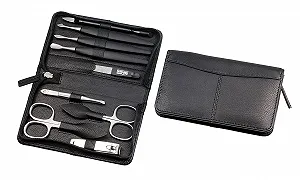 Набір для манікюру Sonnenschein by Hans Kniebes 9 предметів Чорний - Фото 1