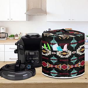 Чохол ZIATUBLES Retro Aztec Tribal Pattern для повільноварки з кишенею для аксесуарів, 6 кварт synthetic.ua - Фото 1