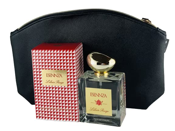 Парфуми ESENNZA L'Elixir Rouge 3.4 oz / 100 ml унісекс з косметичкою чорного кольору, фото №1