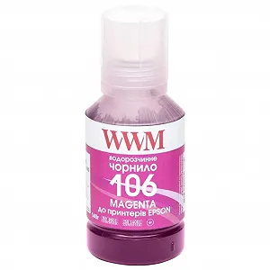 Чернила WWM EPSON L7160/7180 140г Magenta (E106M) - Фото 1