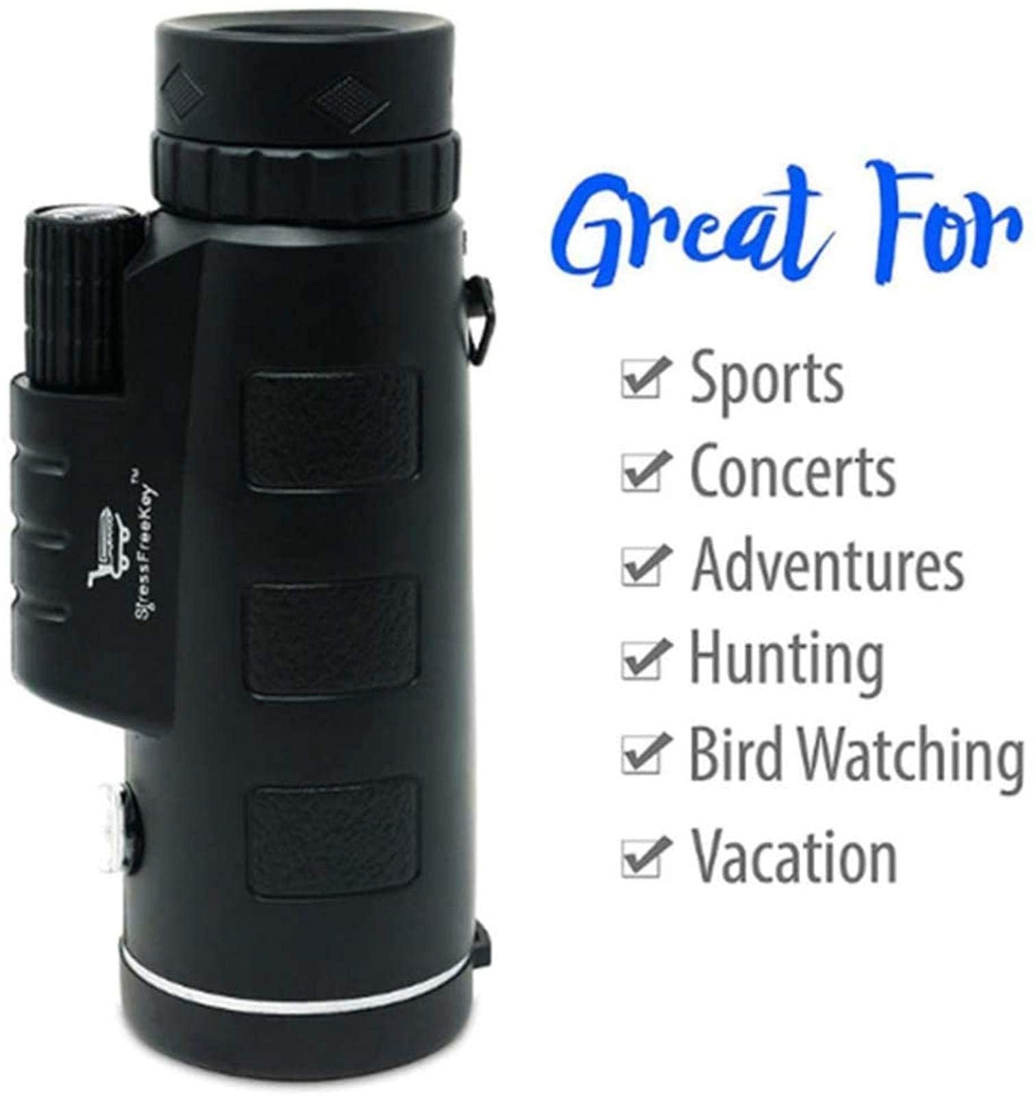 Монокуляр HD Zoom Lens 40x60 BAK4 Prism Waterproof, фото №3