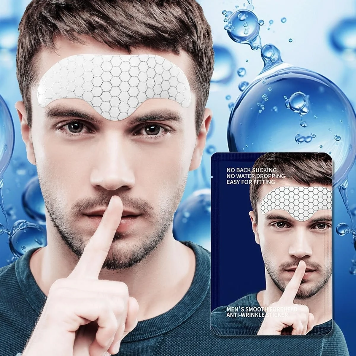 Пластирі від зморшок на лобі - Упаковка 10 шт., фото №3