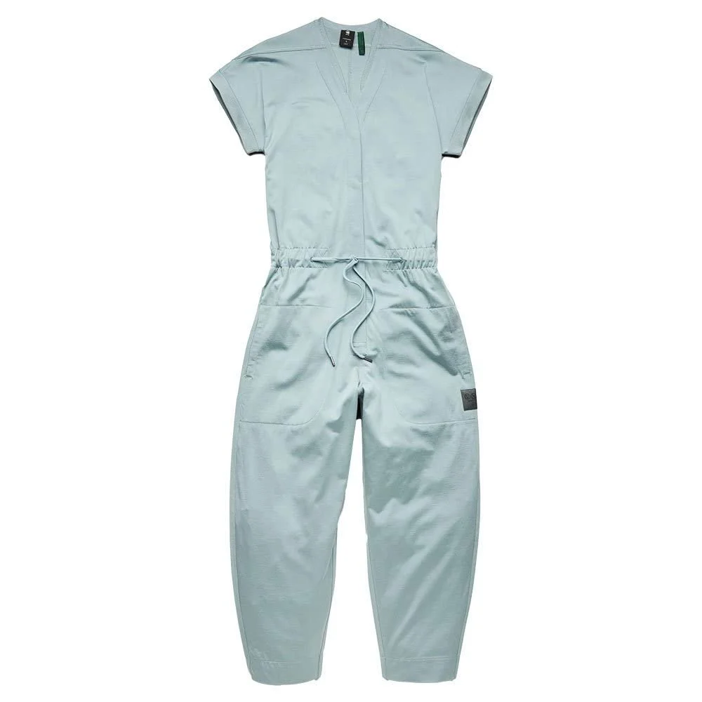 Жіночий комбінезон G-Star Button Text Jumpsuit Synthetic Blue - S, фото №4