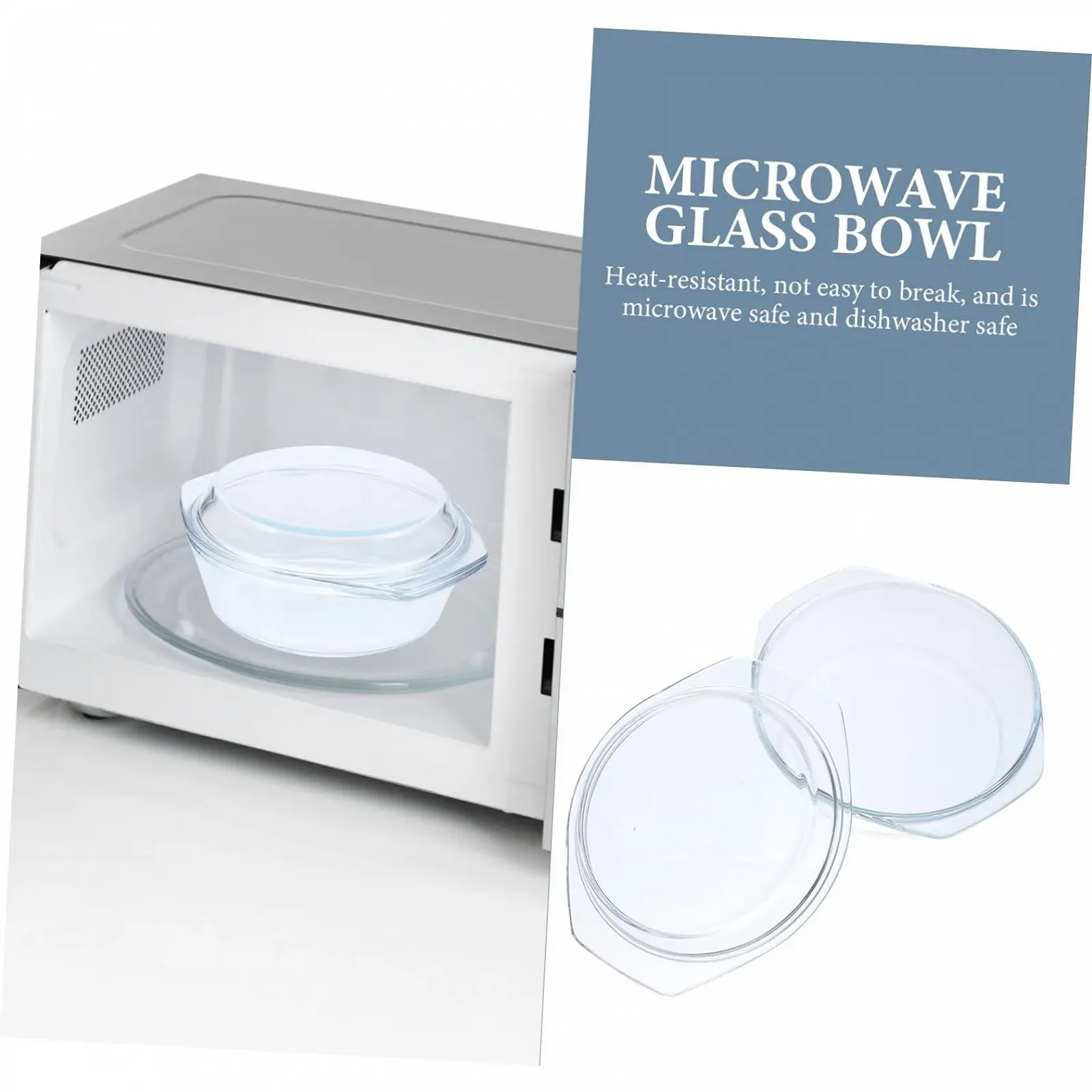 Форма для запекания стеклянная с плоской крышкой термостойкая прозрачная, фото №4 Форма для запекания стеклянная с плоской крышкой термостойкая прозрачная, фото №4