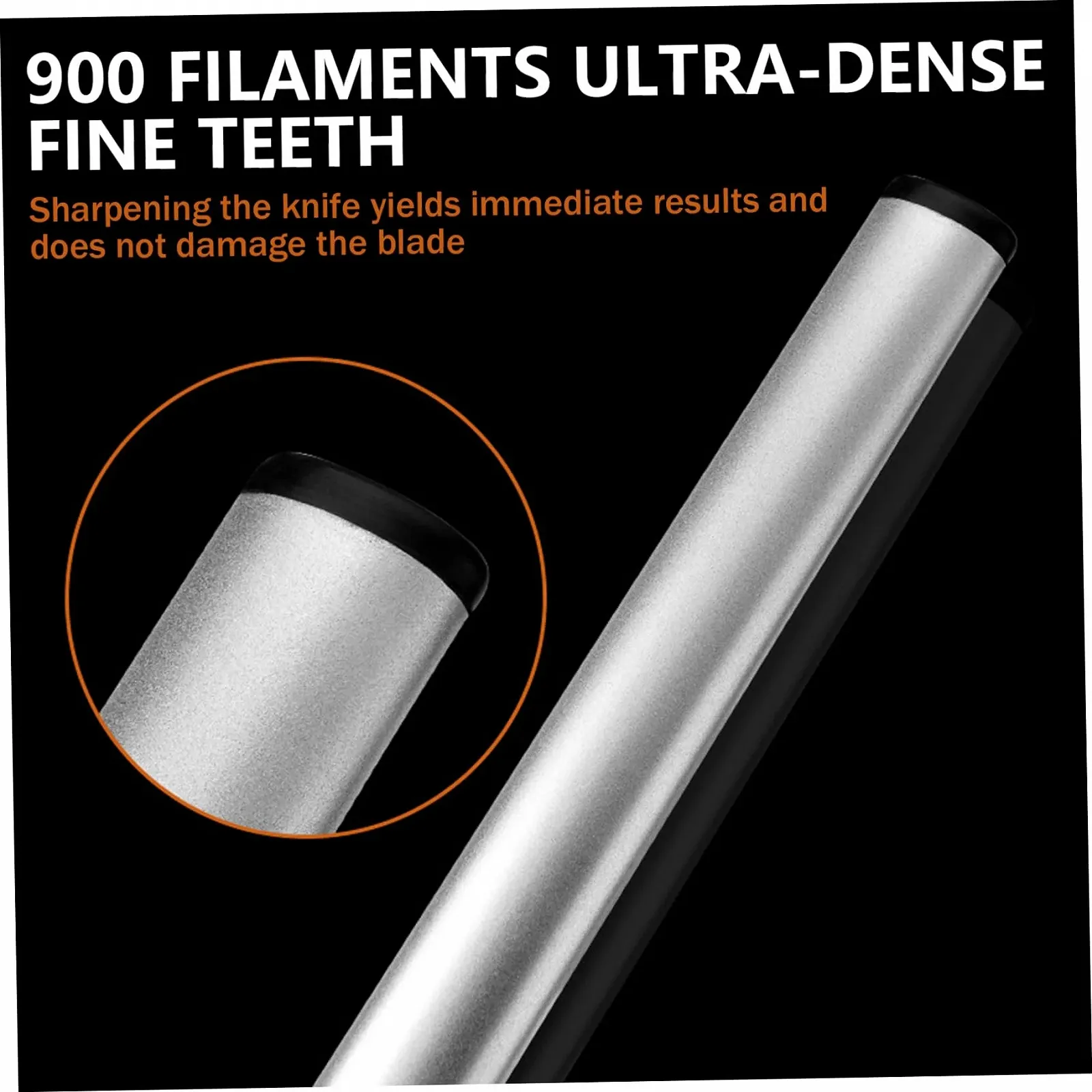 Мусат алмазний 10 дюймів висока твердість для кухні та полювання, фото №7