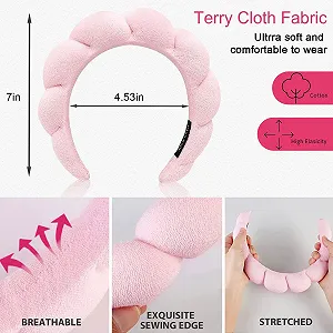 Обруч на голову махрова тканина М'яка synthetic.ua - Фото 1