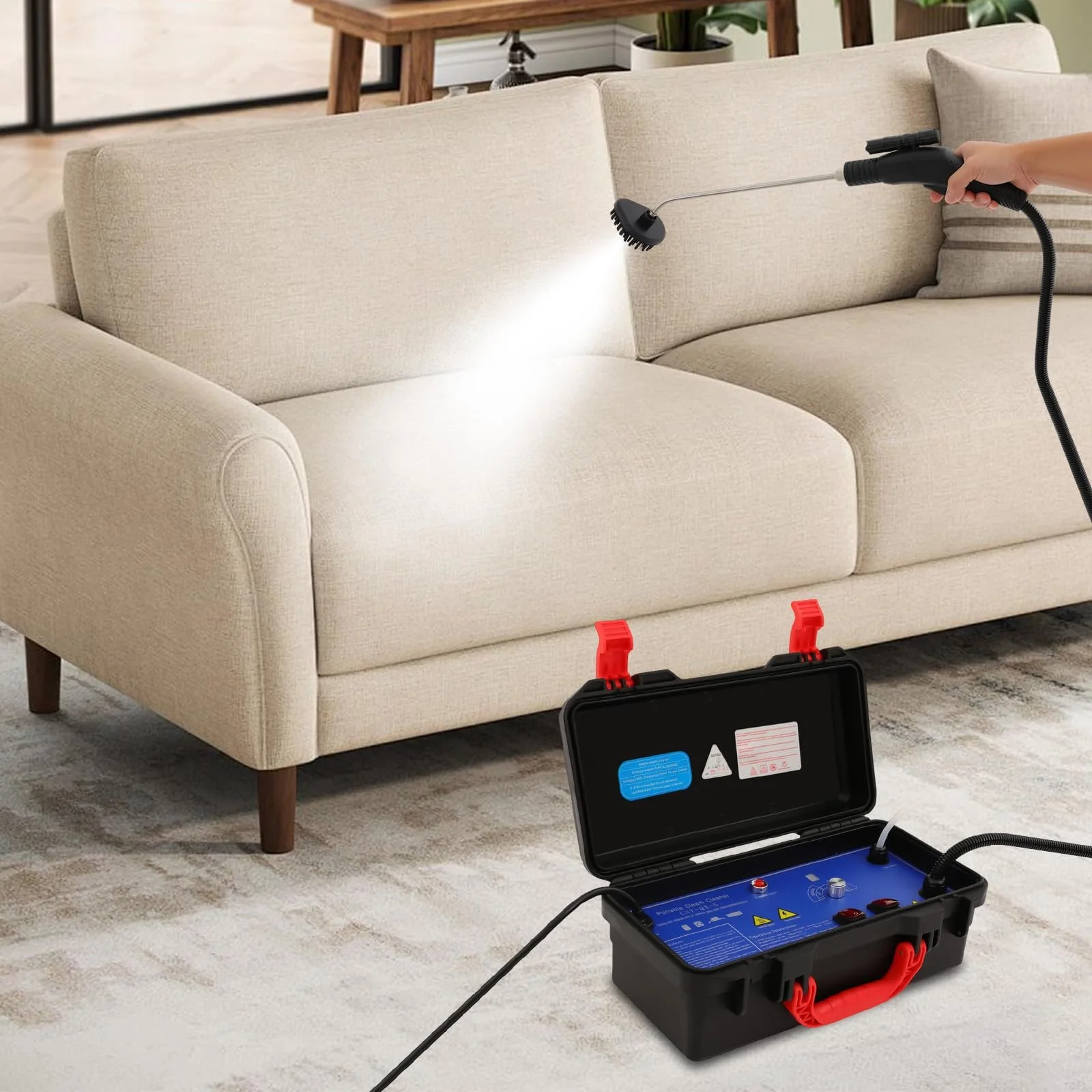 Пароочисник побутовий 3000 Вт високого тиску ручний суха пара, фото №2 Пароочисник побутовий 3000 Вт високого тиску ручний суха пара, фото №2