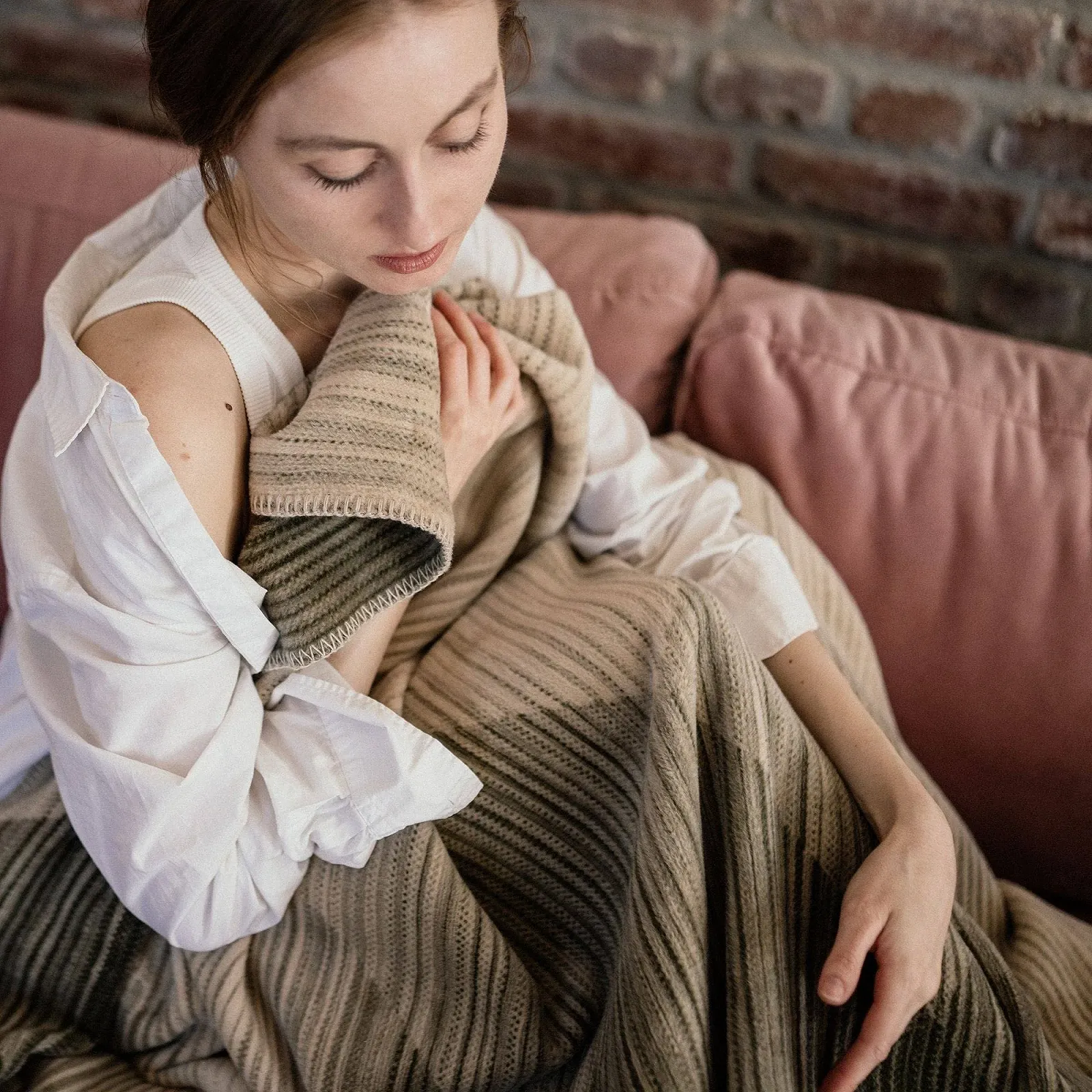 Покривало Ibena Sues 2301 Літня Зелений/Натуральний 150 x 200 см, фото №6 Покривало Ibena Sues 2301 Літня Зелений/Натуральний 150 x 200 см, фото №6