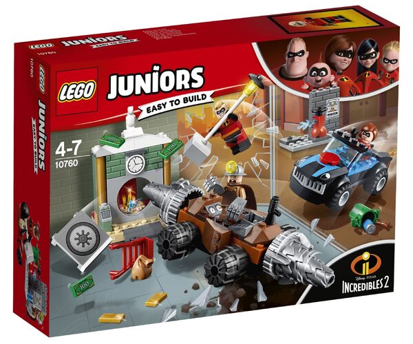 Конструктор LEGO Juniors Подрывашкин грабит банк 10760, фото №1