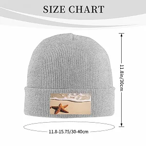 Шапка-бини Tropical Beach Starfish для женщин, зимняя теплая вязаная synthetic.ua - Фото 1