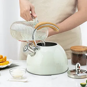 Чайник з свистком з нержавіючої сталі 3л - Фото 1