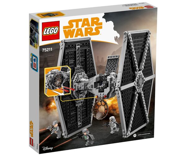 Конструктор LEGO Star Wars Имперский истребитель TIE Fighter 75211, фото №7