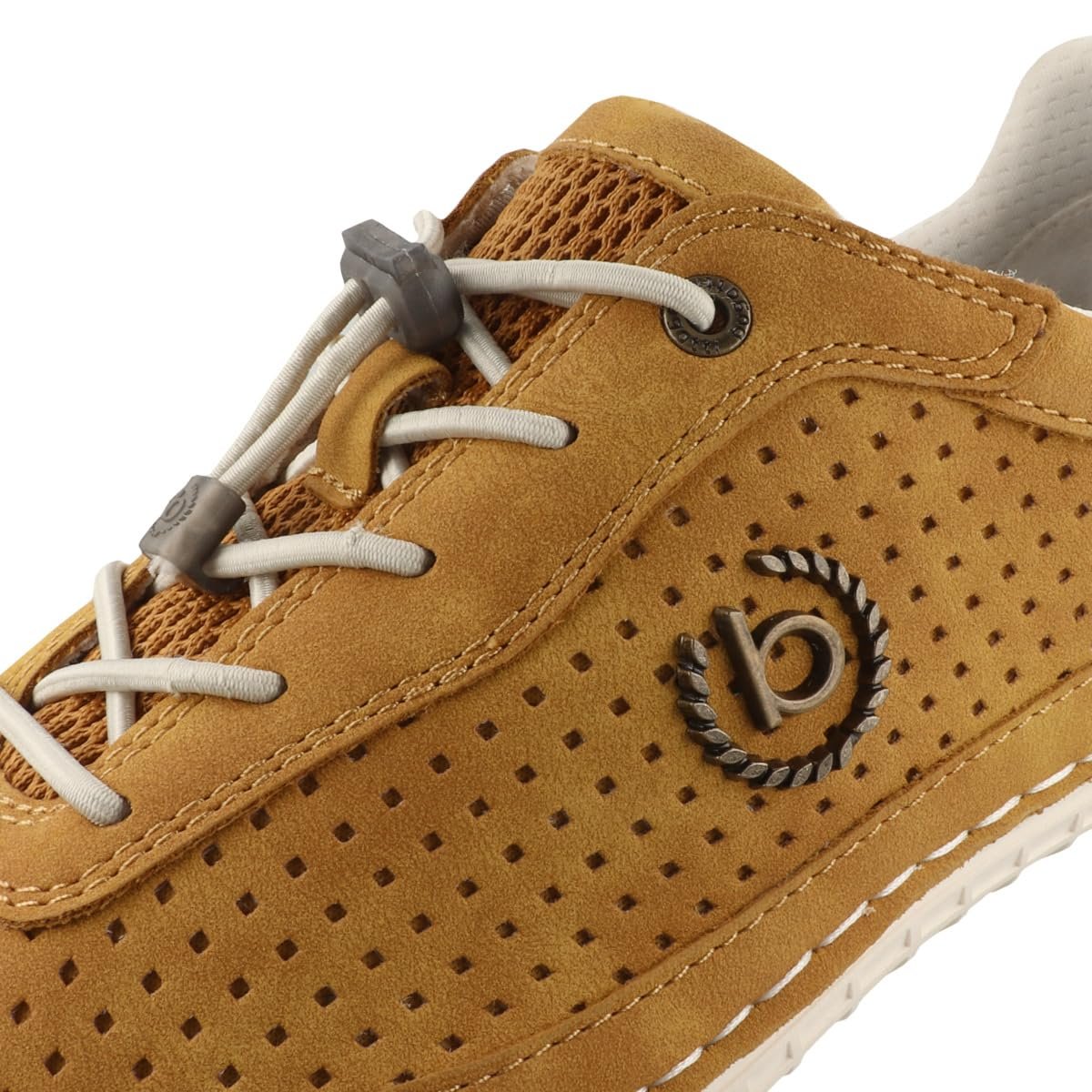 Спортивні черевики Bugatti Bimini на шнурівці жовті, фото №6