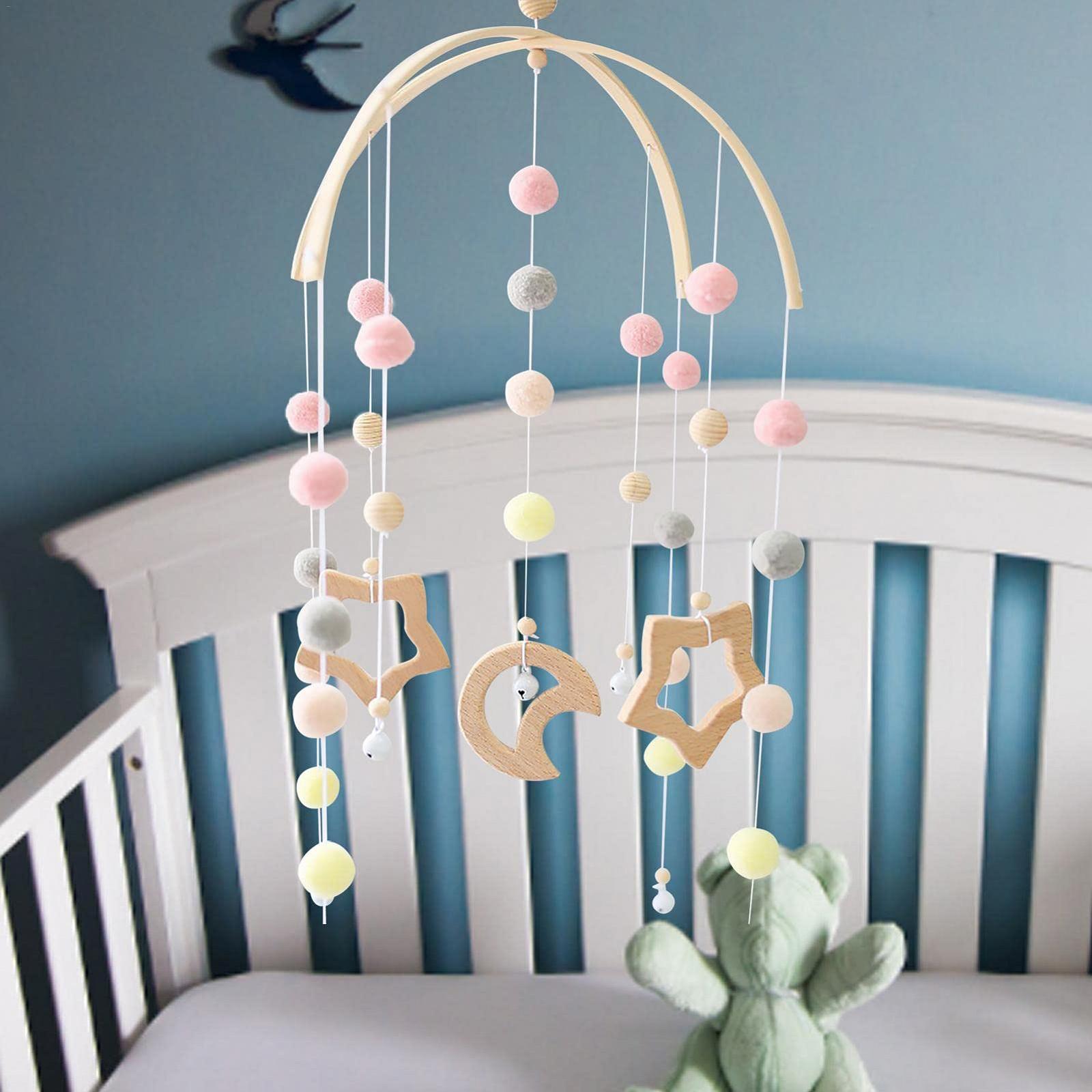 Мобиль Facynde Felt Ball Baby Wind Chimes Handmade Toy Hangings for Crib, фото №6