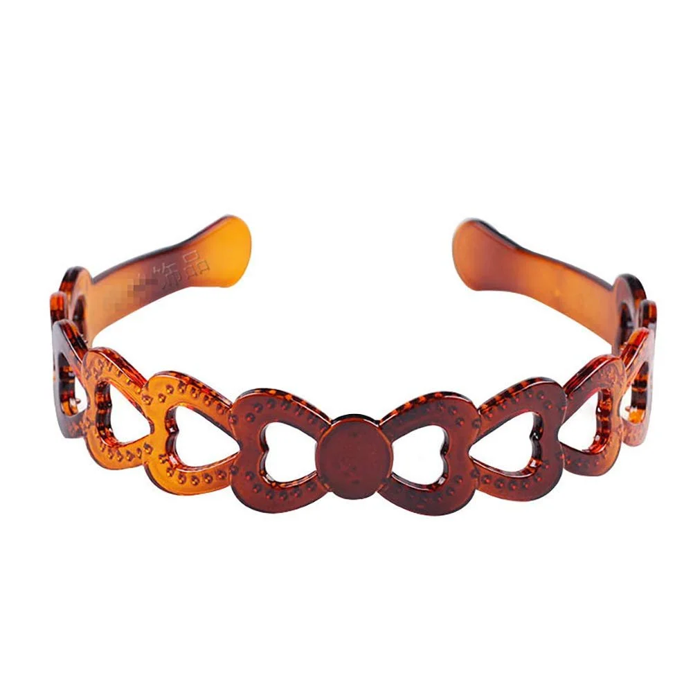 Обруч Чорний і Коричневий Твердий Пластиковий, фото №6