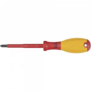 Викрутка Hazet 810VDE-PH1 Phillips PH1 Червона/Жовта - Фото 1