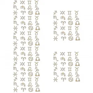 Healeved 120 штук, аксессуары для дизайна ногтей, украшения для ногтей, наклейки для ногтей с созвездиями, 3D камни для ногтей, змеиные украшения для маникюра, серебряные стразы для ногтей - Фото 1