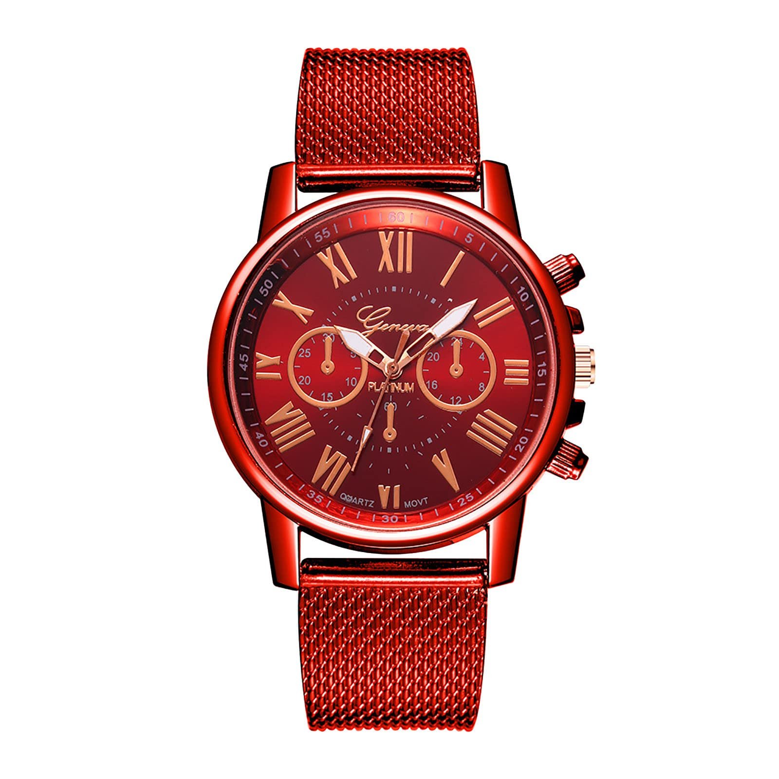 Женские часы Generisch Кварцевый механизм Сетчатый ремешок ПВХ, фото №1