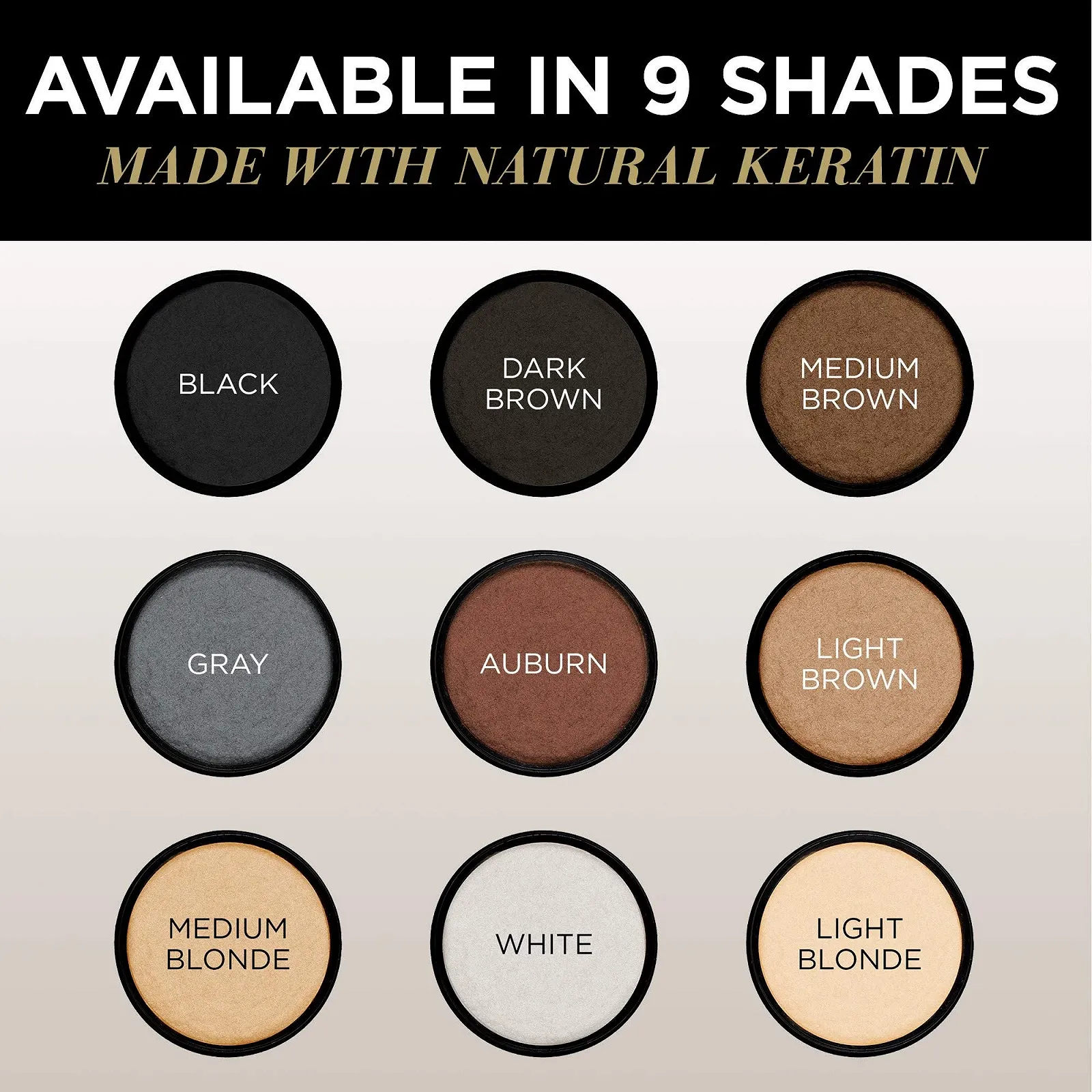 Волокна для волосся TOPPIK Світлий блонд 12 г, фото №11