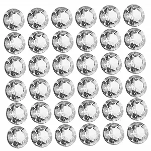 Стразы Акриловые прозрачные 12 мм, 500 шт - Фото 1