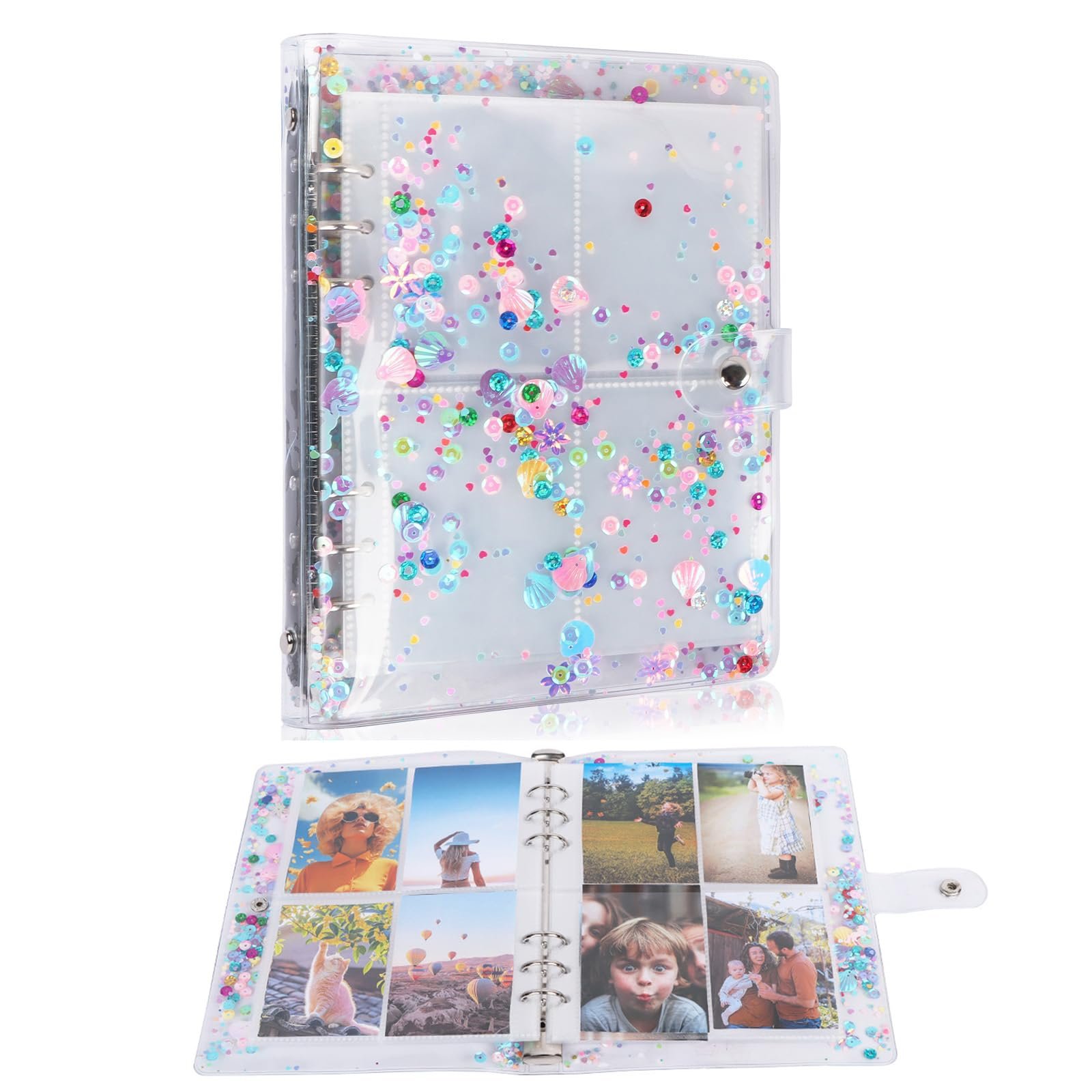 Мини-фотоальбом Lollanda A5 на 240 фотографий, прозрачная обложка, стиль A, фото №1