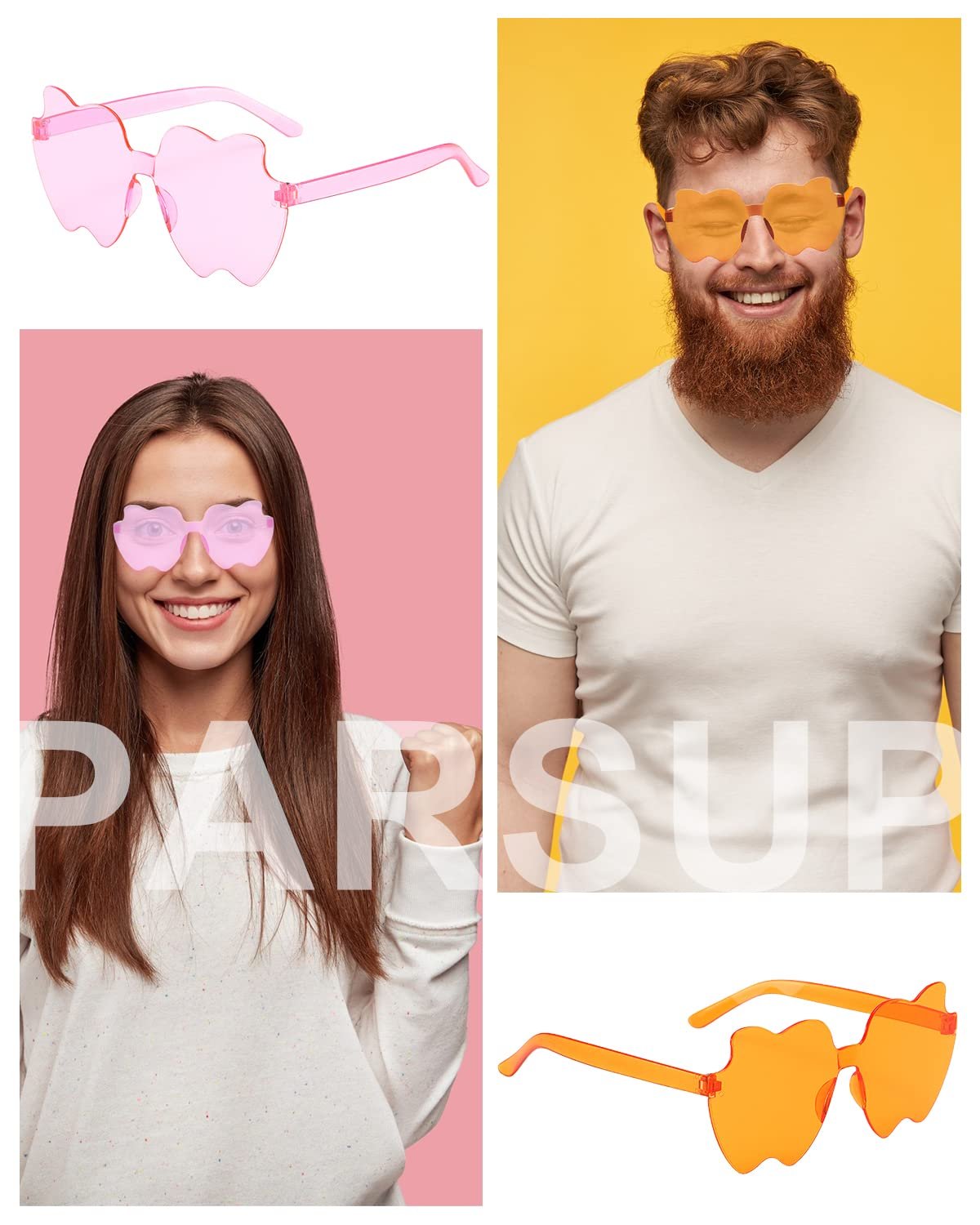 Сонцезахисні Окуляри Безоправні у Формі Яблука 14 пар Різнокольорові, фото №5 Сонцезахисні Окуляри Безоправні у Формі Яблука 14 пар Різнокольорові, фото №5