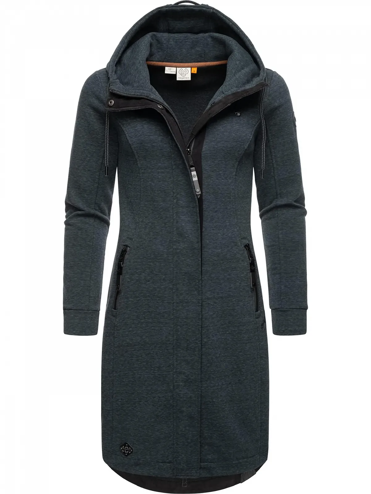 Легке жіноче перехідне пальто Ragwear Letti Довге Вітрозахисне З капюшоном, фото №4