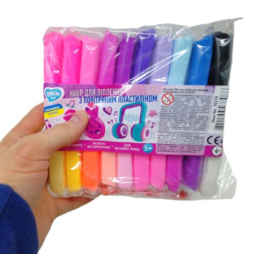 Набор воздушного пластилина 20 цветов [tsi236312-TSI], фото №2