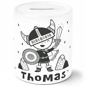 Скарбничка дитяча Small Viking Skandi Style керамічна - Фото 1