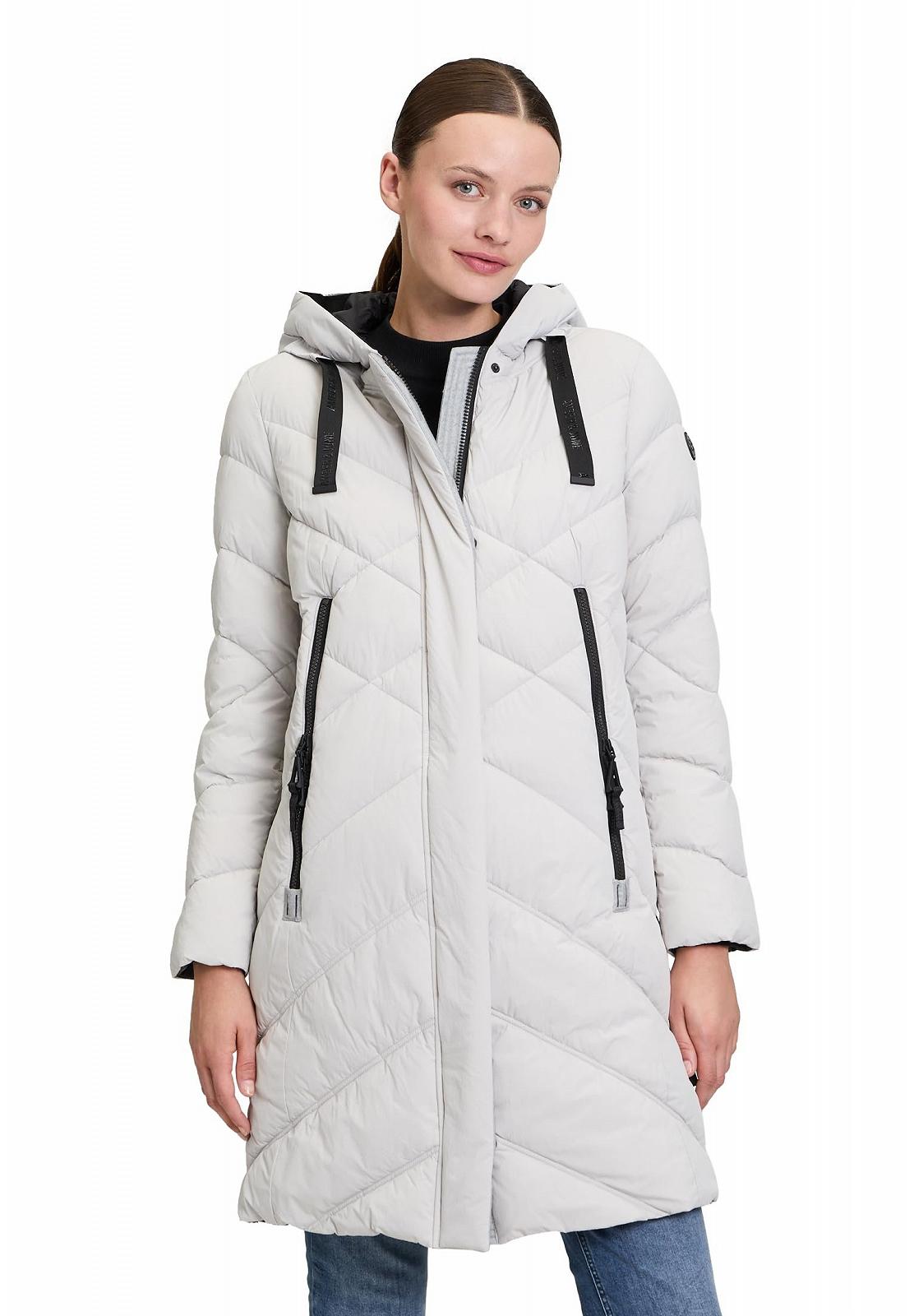 Жіноче стьобане пальто Amber & June з капюшоном, фото №3 Жіноче стьобане пальто Amber & June з капюшоном, фото №3