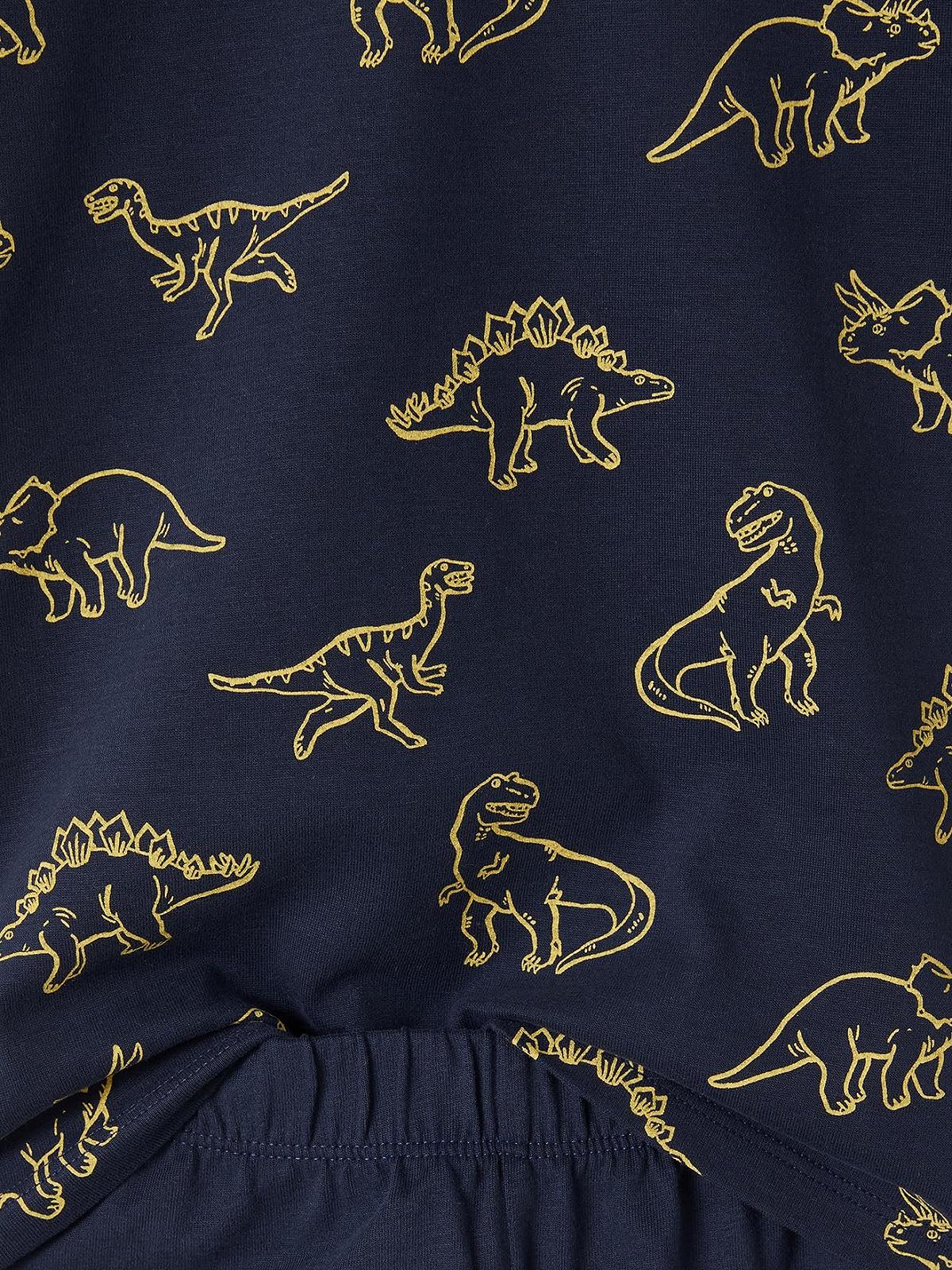 Комплект коротких піжам для хлопчиків (2 шт.) VERTBAUDET з динозаврами, фото №5
