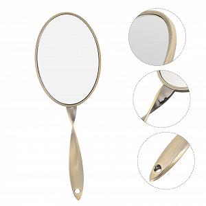 Зеркало Angoily Портативное Винтажное Зеркало Металлическое Декоративное Зеркало synthetic.ua - Фото 1