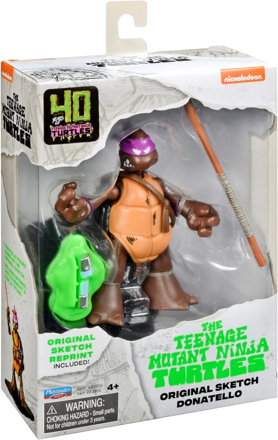 Фігурка TMNT Original Sketch 40th Anniversary Donatello, фото №1