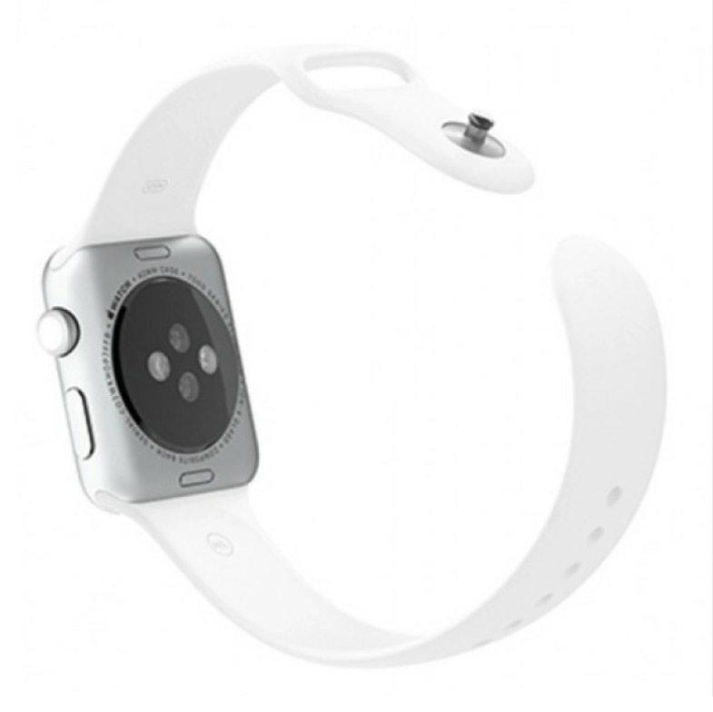 Спортивний ремішок Primolux для годинників Apple Watch 38mm 40mm 41mm розмір L White, фото №3