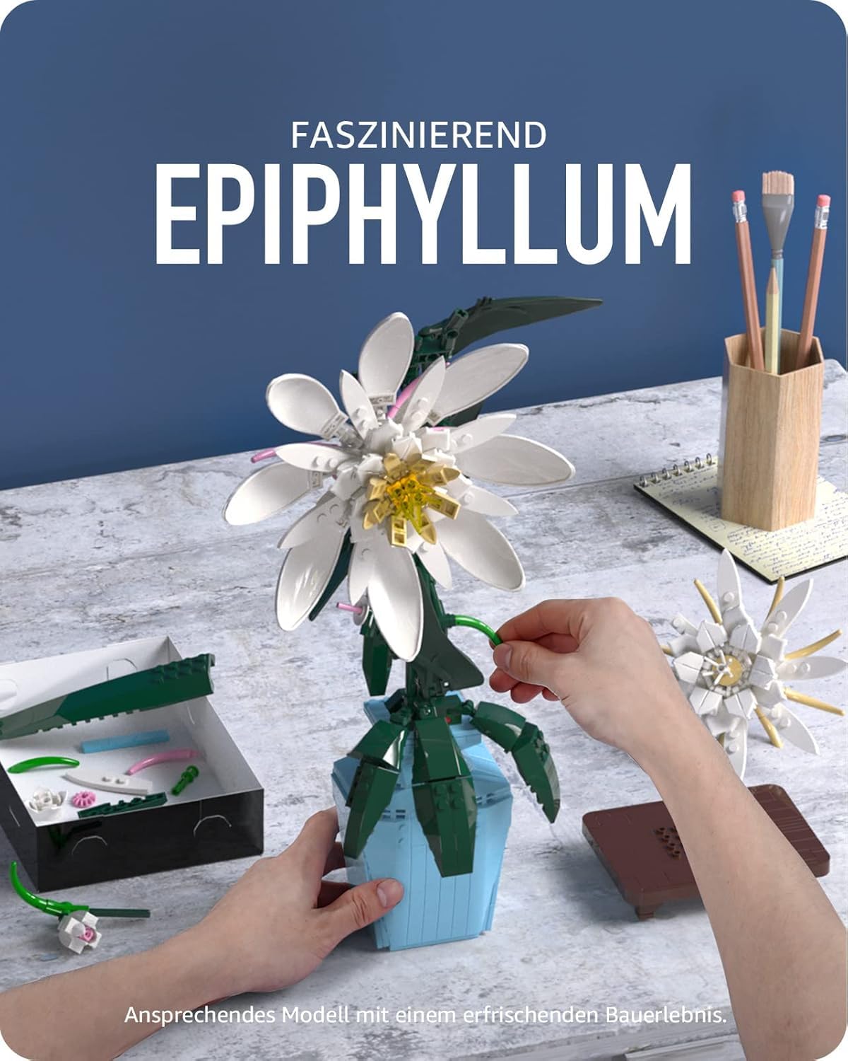 Блоки для гри COIL Building Epiphyllum Night Bloomer 678 штук, фото №4