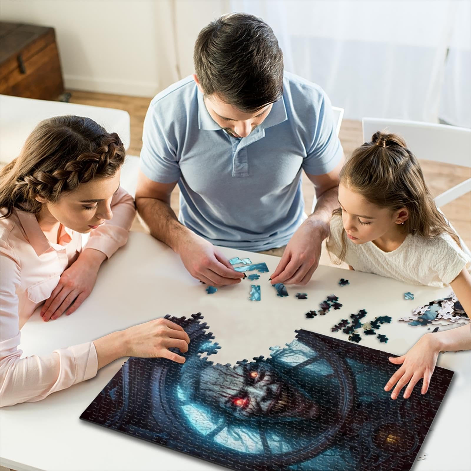 Пазл деревянный Horror Art 1000 деталей 50 x 75 см, фото №5