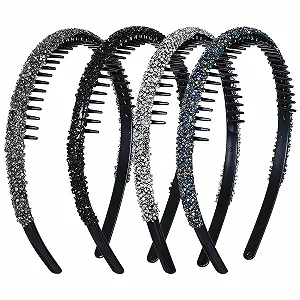 Обруч со стразами, набор 4 шт. - Фото 1