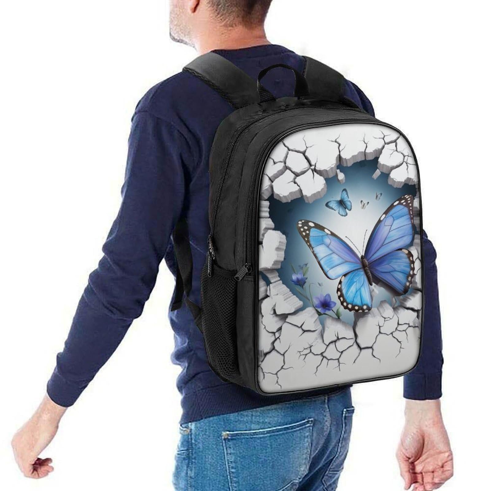 Ранець DPEOANEBN Butterfly 40x28x16см, фото №5